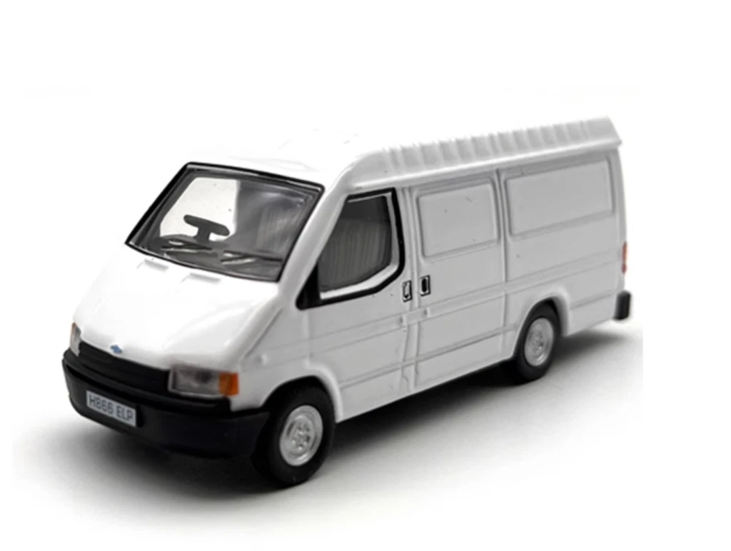 VANS Modellino furgone BN 1:76 MK3 bianco consegna transito auto metallo pressofuso