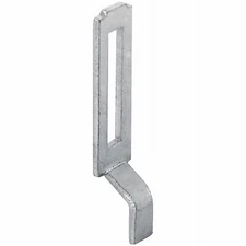 Prime-Line Latch Strike Zinc-Plated Steel for In-Swing Doors 2-3/4" L