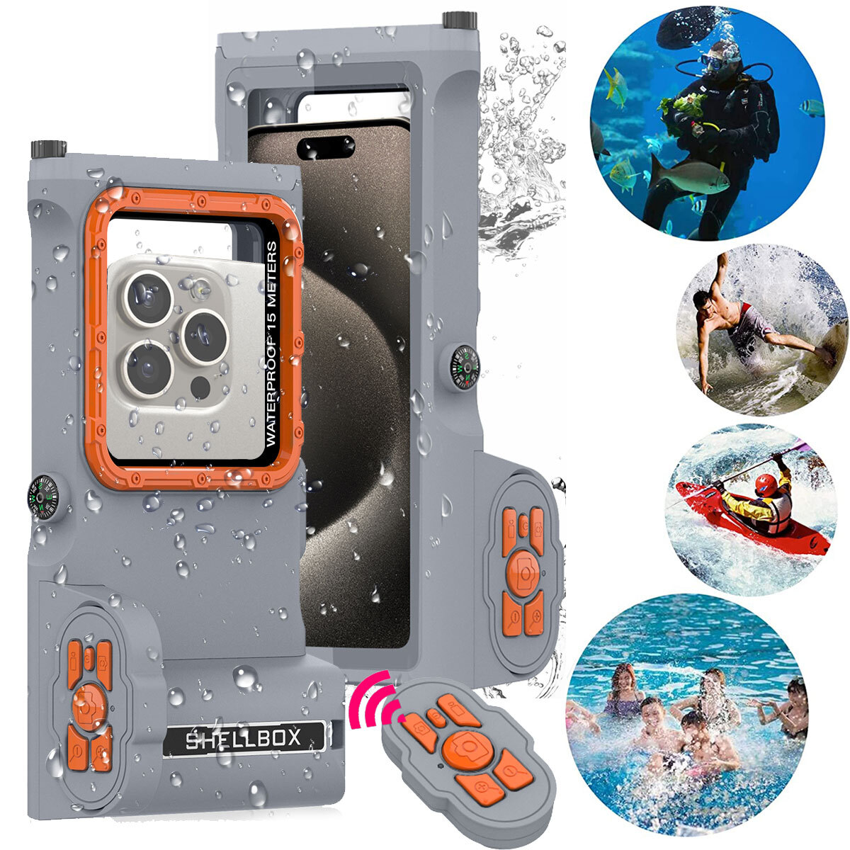 Water Proof Iphone 11 Pro Max Diving Case Screen Protector Best