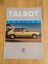 Talbot Horizon 1980 Brochure Prospekt - German
