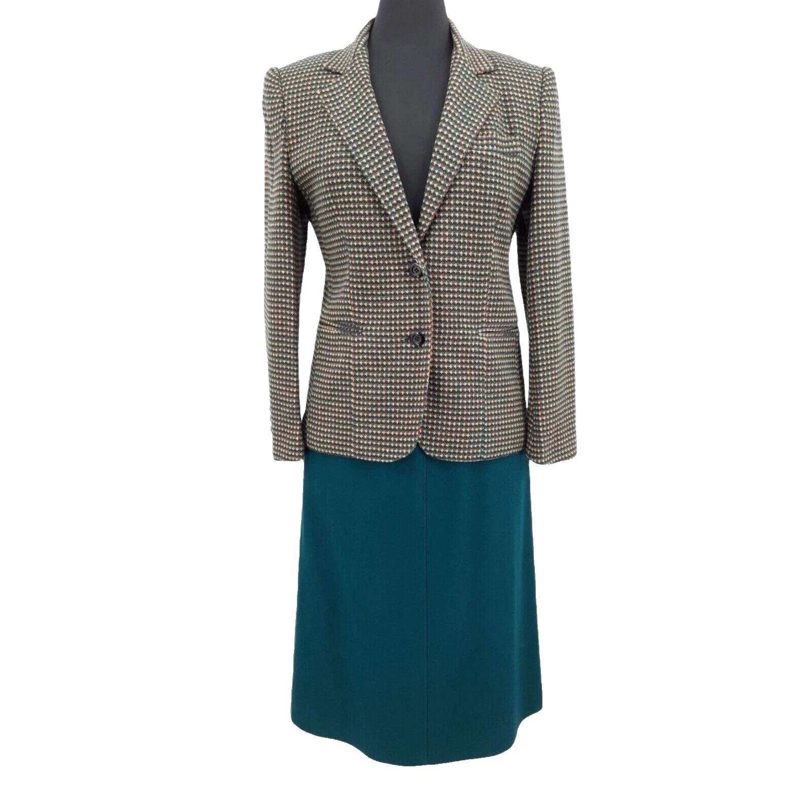 Secretario/Geek trajes Vintage de Lana 100%, juegos y Suit Separates para Mujeres