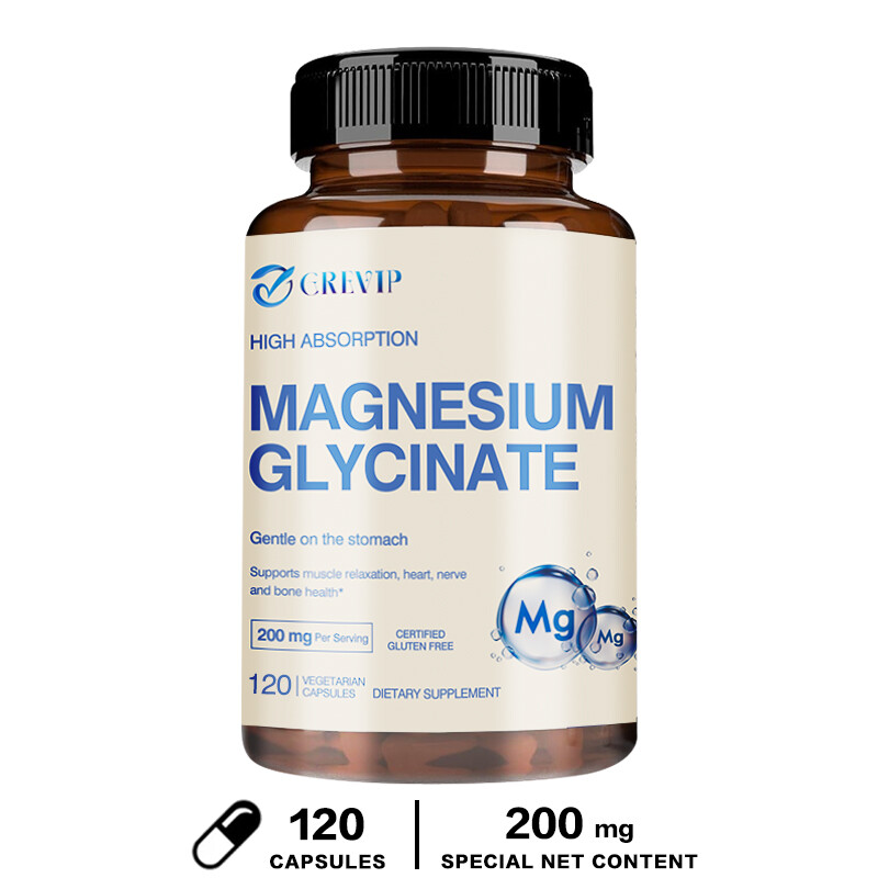 magnesium glycinate and glutathione 120pcs 200mg - Bone,Heart,Muscle,Nerve Health,Improved Sleep Buy More Save More:2 Pack Viên Uống Dưỡng Trắng reconstitution