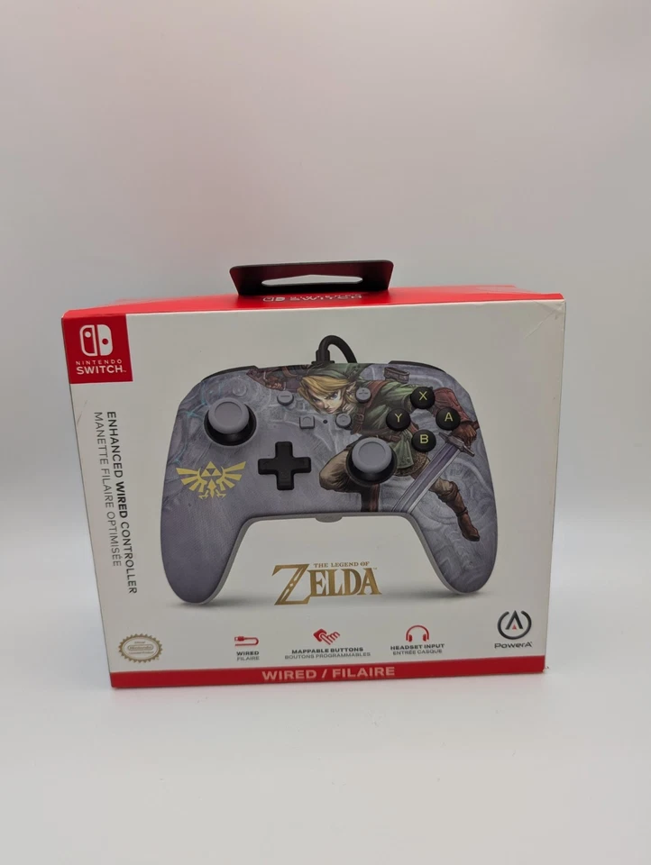 Nintendo Switch Controller Zelda PowerA Wired Neu in OVP