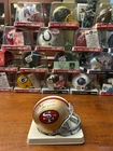 Joe Montana autographed HOF 00 mini helmet
