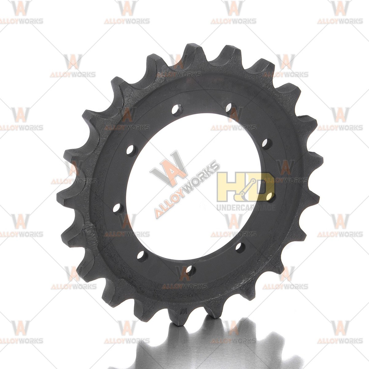 2× 9 Hole 21 Teeth Drive Sprocket For Kubota KX033-4 KX91-3 KX71-3
