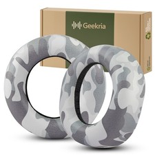 Geekria Replacement Ear Pads for Sony PS5 Pulse 3D Headset, Memory Foam Camo
