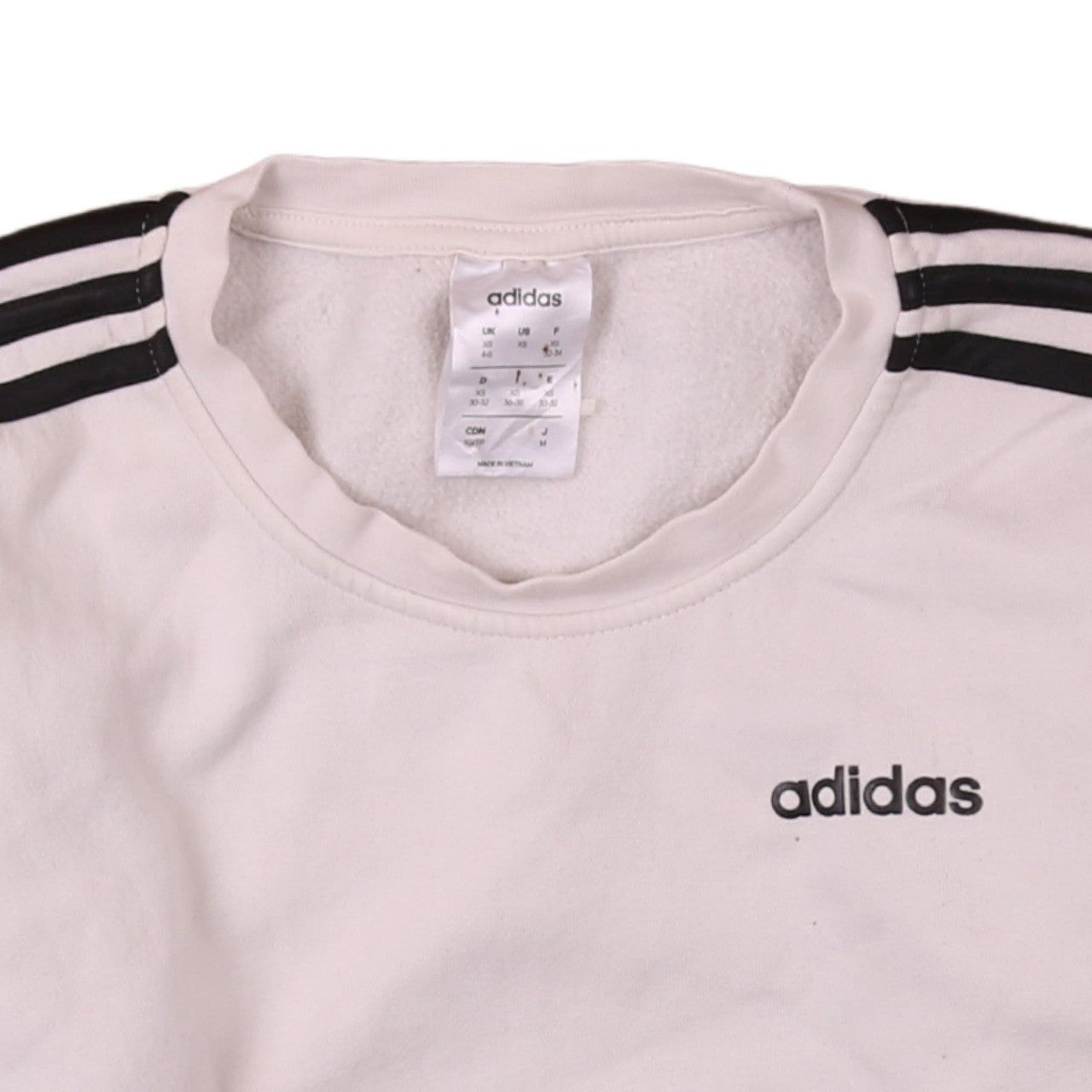 Adidas White Sweatshirt Womens Xs image 3