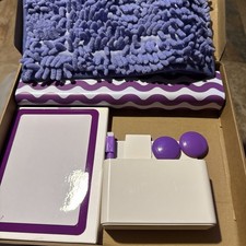 Magnetic Locker Set Purple Wavy Color 2 sets