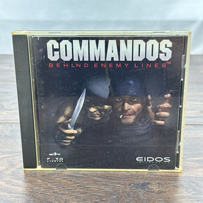 Commandos Behind Enemy Lines PC CD-ROM Video Game 1998 Eidos