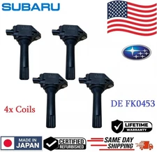 ✅GENUINE SUBARU Set Of 4 Ignition Coils For 2013-16 SUBARU 2.0L/2.5L H4 #FK0453