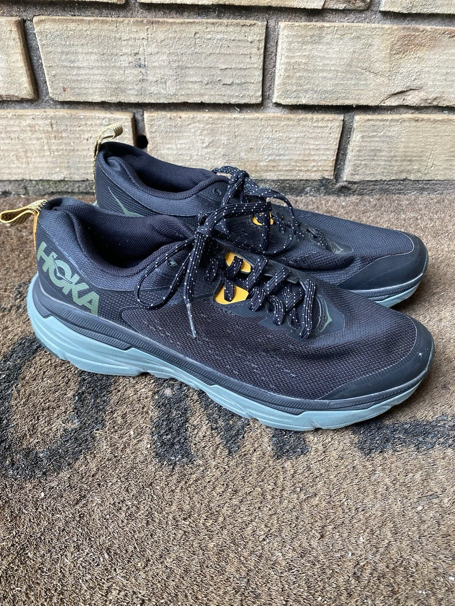 Hoka Men\'s Challenger ATR 6 Trail Running Shoes in Black/Thyme Size 8,Women’s 10 Hoka One One HOKA Challenger ATR 6 Black Thyme for sale | eBay main image 4