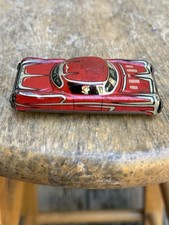 VINTAGE 1950S TIN LITHO FRICTION MADE IN JAPAN RED CAR FAMILY see note