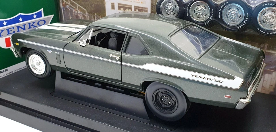 Ertl 1/18 Scale 29412P - 1969 Yenko Nova 427 Street/Strip - Green - Image 2 of 4