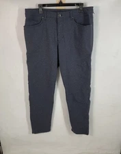 Lululemon Heather Blue Tech Canvas ABC Slim Pants Size 36