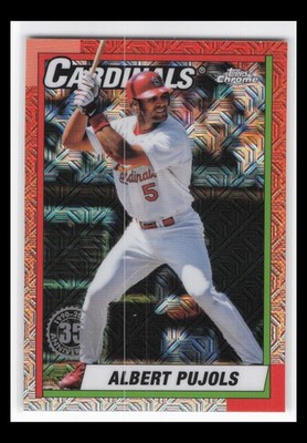 2025 Topps 1990 Topps Baseball 35th Anniversary Chrome #T90C-99 Albert Pujols