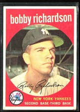 Bobby Richardson 1959 Topps #76 New York Yankees