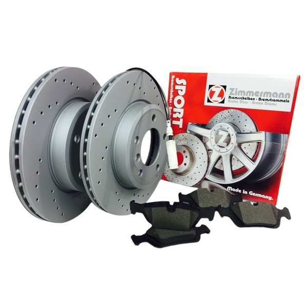 Zimmermann Sportscheiben Ø286Mm BelÄGe Vorne Passend FüR BMW 3Er E46 Z4 E85-image