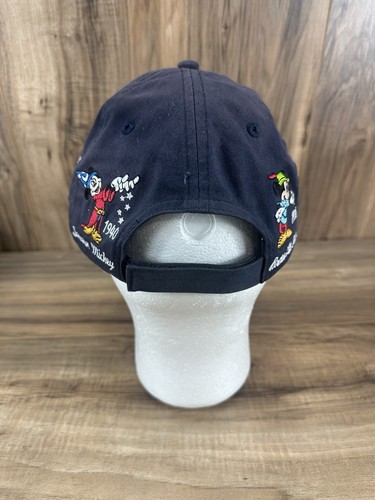 Disneyland Resort Strap Back Hat 2012 Mickey Mouse History Adjustable 1928-Today - Picture 4 of 10