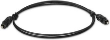 Digital Optical Audio Cable - 3 ft - 3 Pack - Optic Fiber Cord - Ultra Thin