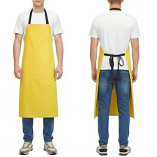 PU Waterproof Apron for Chef Lightweight Work Unisex Dishwashing 1 PCS