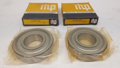 RHP 6307-2Z-C3 Ball Bearing Deep Groove 35 x 80 x 21mm 63072Z-C3 (Pack of 2)