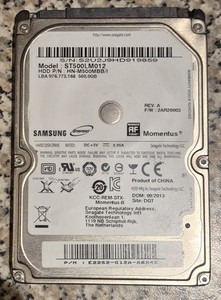 Samsung Spinpoint 500GB 2,5 Zoll SATA 5400RPM Festplatte HDD ST500LM012