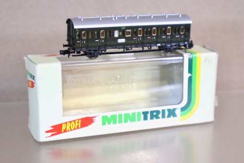 MINITRIX 13743 SPUR N DR 2. 3. KLASSE LOKALER PERSONENWAGEN 31036 MAINZ om | Condition: New