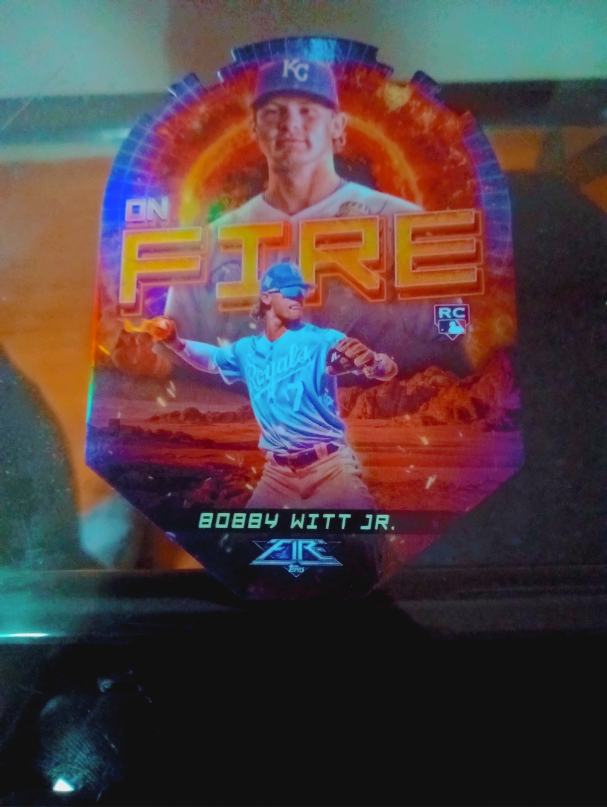 2022 Topps Fire - En Fuego Fire Red Bobby Witt Jr. #EF-29 (RC)