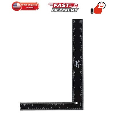 Metal Carpenter Square, 8 x 12 Inch | L-Square with Imperial & Metric Measure...