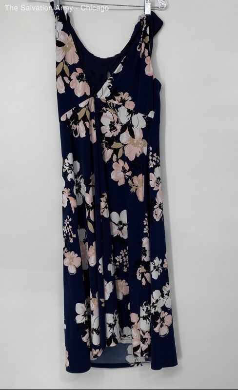 London Times Womens Multicolor Floral Sleeveless A-Line Dress Size 8