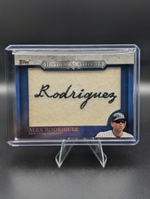 2012 Topps Historical Stitches Alex Rodriguez Yankees Commemorative Patch Card
