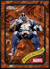 TOPPS MARVEL COLLECT 2025 CHROME LEGENDARY ORANGE LAVA 25CC APOCALYPSE