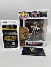 Will Smith Signed Deadshot Suicide Squad 98 WS Funko Pop w/ JSA + ACOA COA