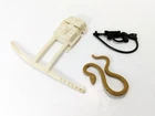 Vintage Kenner Star Wars 1980 BROWN YODA SNAKE w extras Original Accessories!