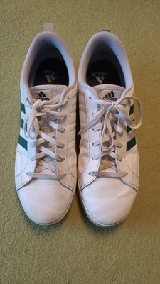 Sport Schuhe Sneakers Adidas VS PACE 2.0 US 13 Weiß Grün Sportswear ungereinigt!