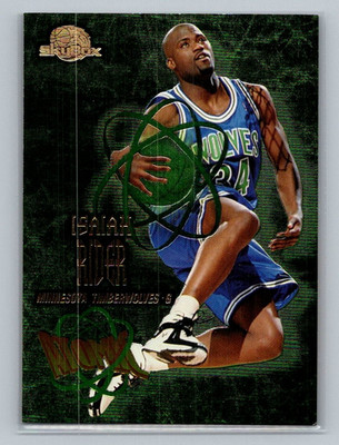 1995-96 SkyBox Premium Atomic #A8 Isaiah Rider Minnesota Timberwolves