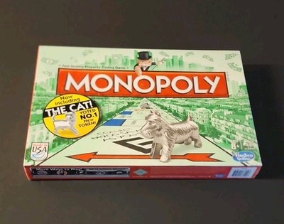 Monopoly Hasbro Board Game, 2013, New In Box, Sealed Preowned Good