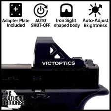 RMR Red Dot Optic 3 MOA + Plate Fits GLOCK® 17 19 19X 45 47 20 21 22 23 MOS