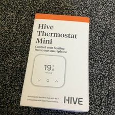 Hive Mini Wireless Heating Smart Thermostat with Receiver and Hub Brand New