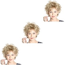 3 Count Parrucche Capelli Per Donna Costume Colorato -Parrucche Abbigliamento