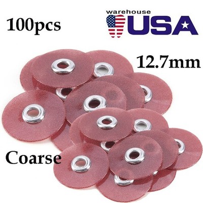 100PCS Dental SOFLEX Coarse Composite Polishing Finishing Discs 12.7mm
