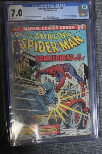 Amazing Spider-Man #130 CGC 7.0 1974 1st App Spider-Mobile - Hammerhead SL8