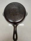 Vintage Griswold No. 3 Cast Iron Skillet 709B Dual Spouts Large Block Logo