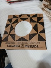 45 RPM columbia RECOrd sleeve FREE SHIP IN U S
