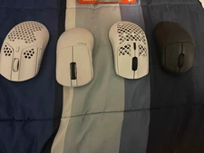 Hyper X, Steelseries, Pulsar, Wireless Gaming Mice Bundle