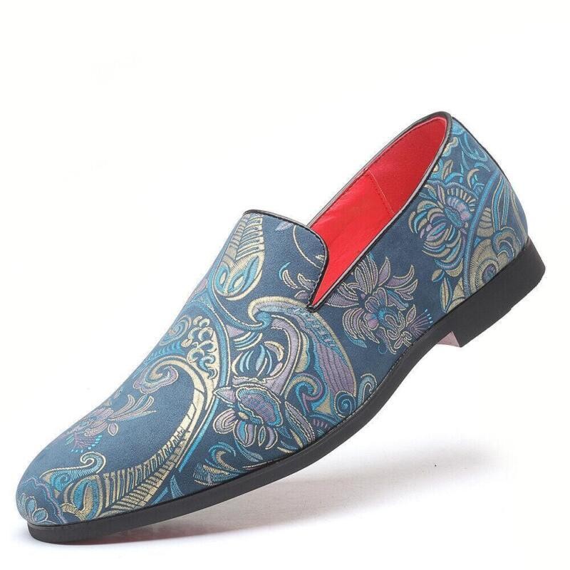 SAOLA Mocassini da uomo slip on casual a punta Oxford festa guida scarpe da lavoro