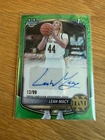 2025-26 Bowman Leah Macy 1st Bowman Green Border Autograph # 12/99