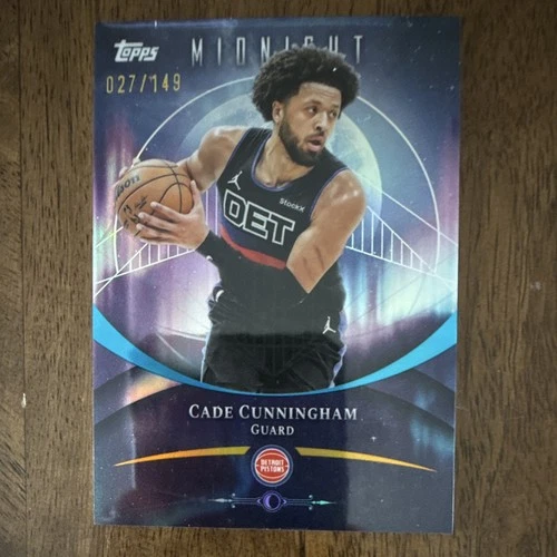 Topps Midnight Cade Cunningham #17 Morning /149 Detroit Pistons NBA 2025-26