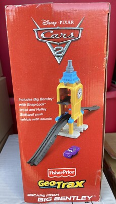 GeoTrax Disney Pixar Cars 2 Escape From Big Bentley W/ Holley 2010