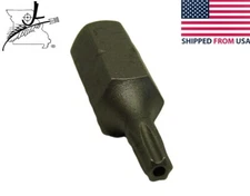 1x T10 Torx Security 25mm 1/4" Hex Shank Screwdriver Bit Hardened 1" Replacement
